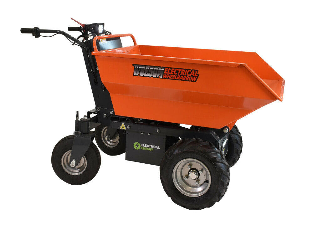 DUCAR - Brouette électrique E50M 48V-32Ah – Lumières - Dustin CT Mini Moto