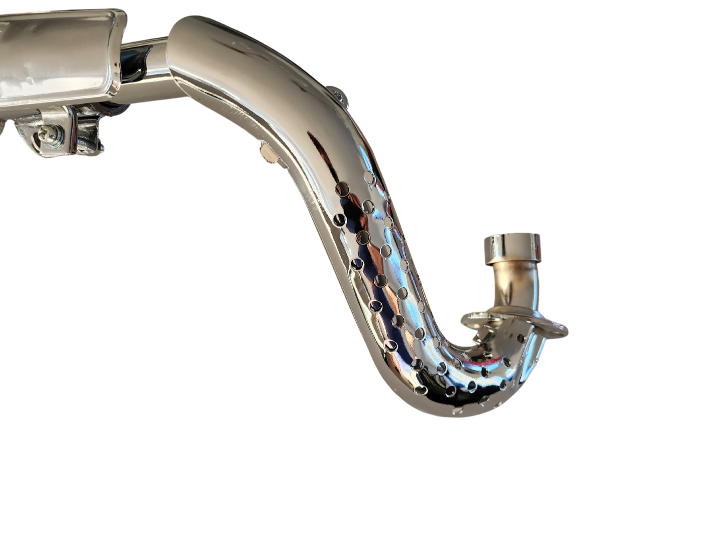 Pot d'échappement chromé pour HONDA CT70 K0 et CT70H HK0 - Dustin CT Mini Moto