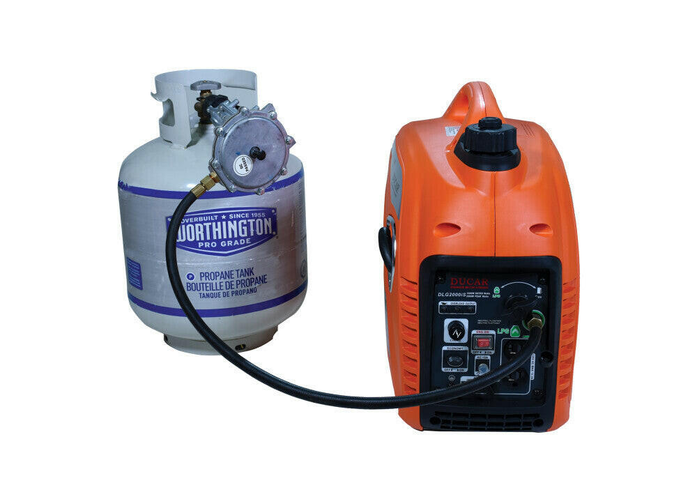 Génératrice silencieuse 2000W (Dual Fuel: Propane et essence) - Dustin CT Mini Moto