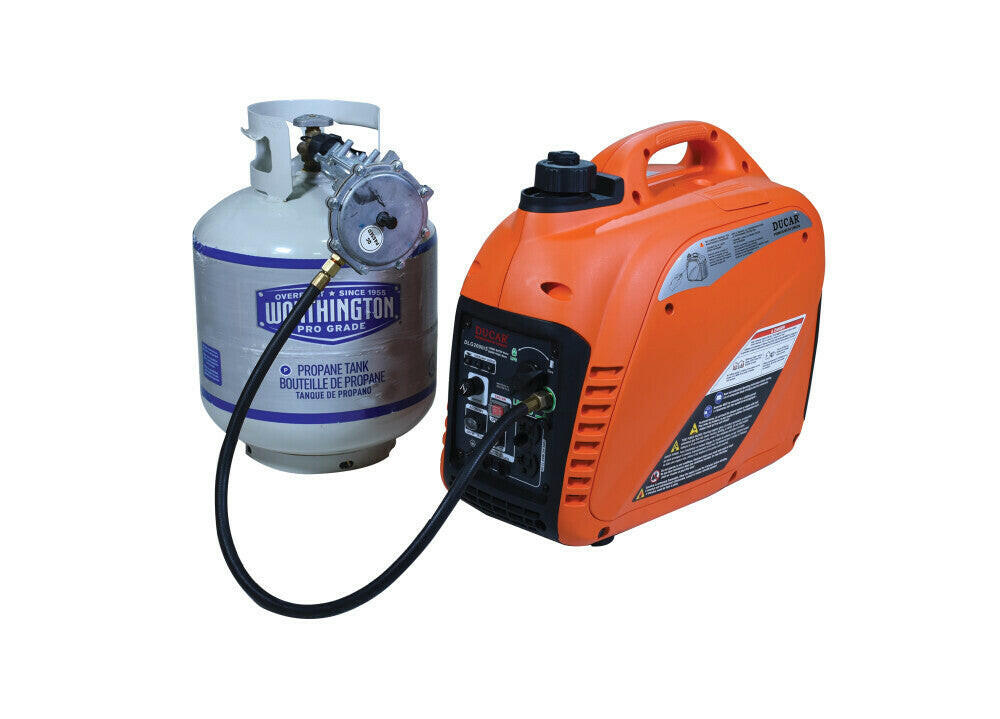 Génératrice silencieuse 2000W (Dual Fuel: Propane et essence) - Dustin CT Mini Moto
