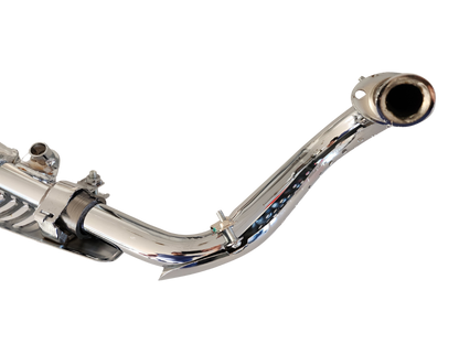Pot d'échappement chromé pour HONDA CT70 K0 et CT70H HK0 - Dustin CT Mini Moto
